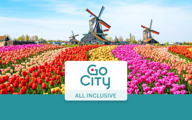 Billet Pass Go City Amsterdam tout inclus : accès illimité à plus de 45 attractions pendant 1 à 5 jours