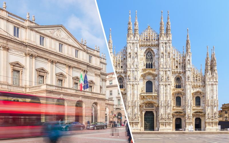Billet Combo : Théâtre de la Scala + Cathédrale de Milan : visite coupe-file guidée