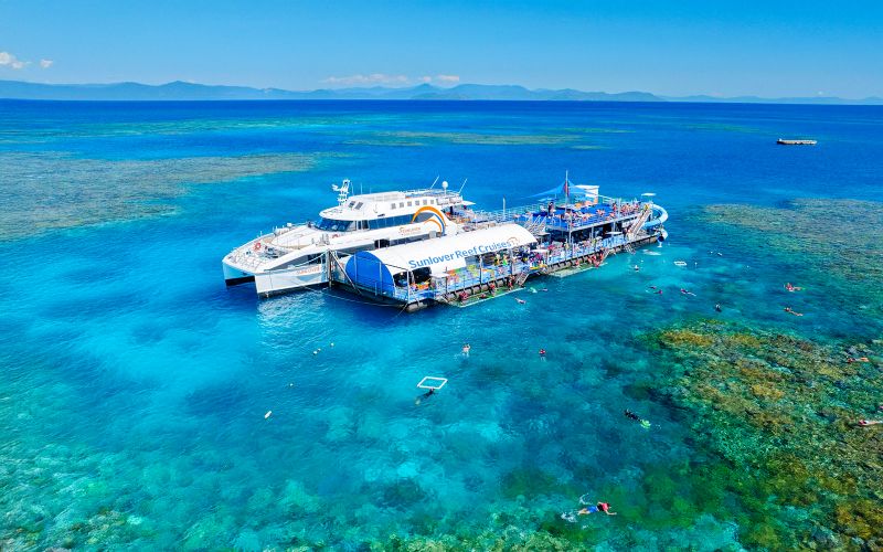 Billet Croisière d'une journée de Cairns à l'île Fitzroy et au récif Moore avec déjeuner buffet par Sunlover