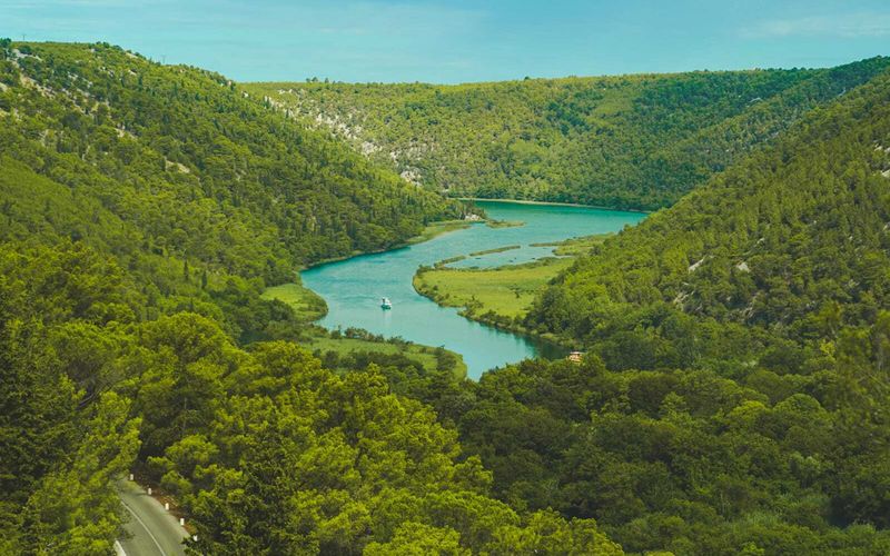 Billet À partir de Split : Excursion guidée d'une journée au Parc national de Krka sans billets d'entrée