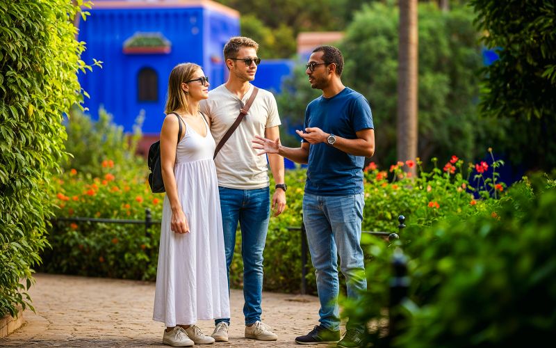 Billet Billets d'entrée au Jardin Majorelle, au Musée YSL et au Musée d'art berbère avec transport