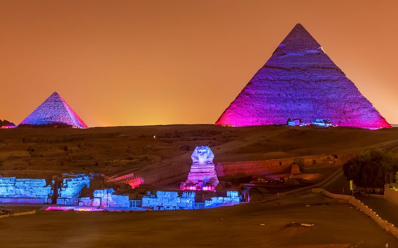 Billet Spectacle son et lumière aux pyramides de Gizeh : Billets coupe-file