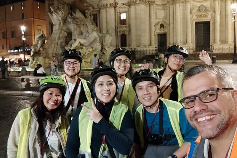Billet Visite guidée nocturne de Rome en segway