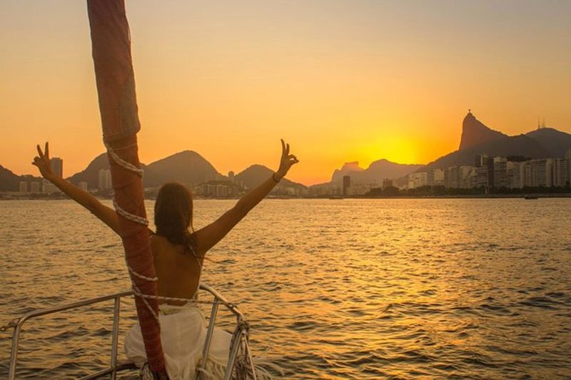 Billet Balade en bateau à Rio de Janeiro au coucher du soleil