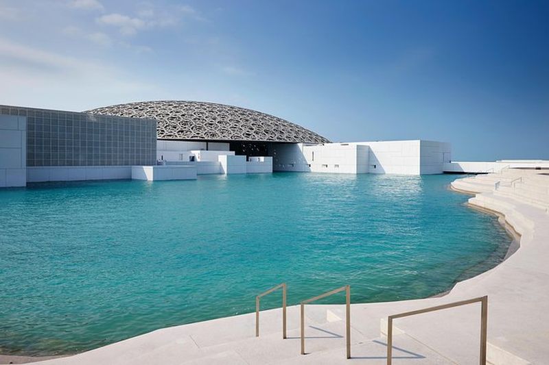 Billet Excursion à Abu Dhabi depuis Dubaï avec billets pour la mosquée Cheikh Zayed et le musée du Louvre