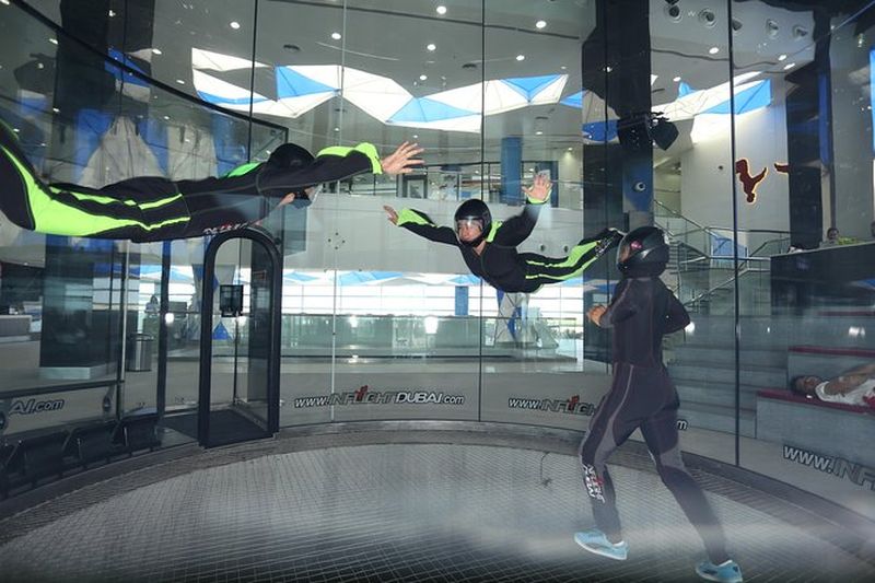 Billet Expérience de parachutisme en salle à Dubaï