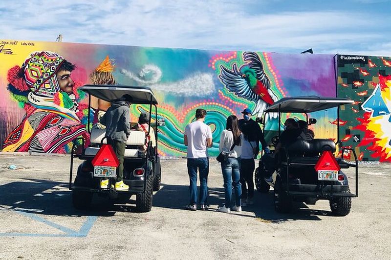 Billet Visite d'art de rue en voiturette de golf à Miami