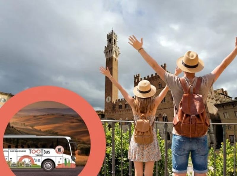 Billet Pass bus de 5 jours en Toscane avec trajets flexibles entre les villes