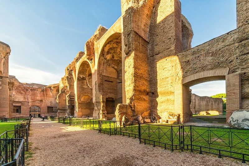 Billet Location de vélos à Rome avec billets pour les thermes de Caracalla