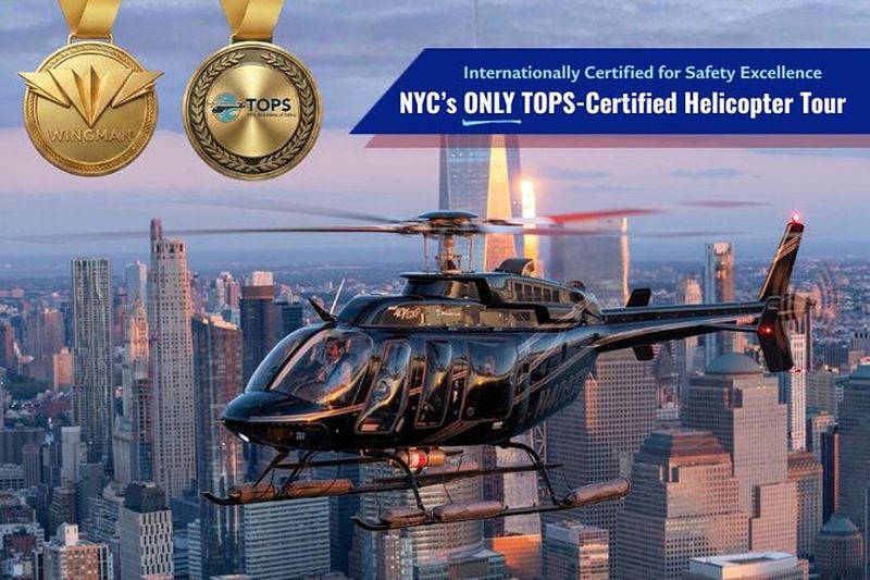 Billet Vol nocturne en hélicoptère pour voir les lumières de la ville depuis le New Jersey