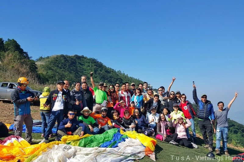 Billet Expérience de parapente à Hanoï avec transfert