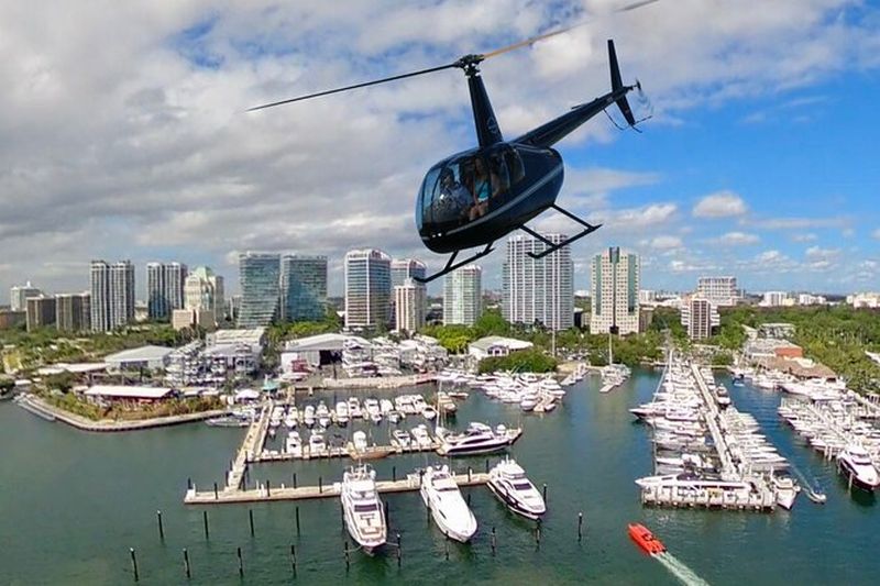 Billet Tour privé en hélicoptère à Miami