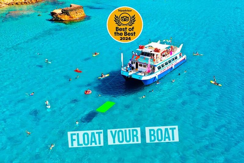 Billet Excursion en bateau à Cala Conta et Cala Bassa à Ibiza