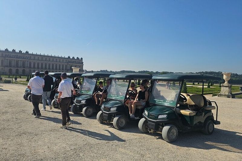 Billet Visite de Versailles en voiturette de golf et à vélo