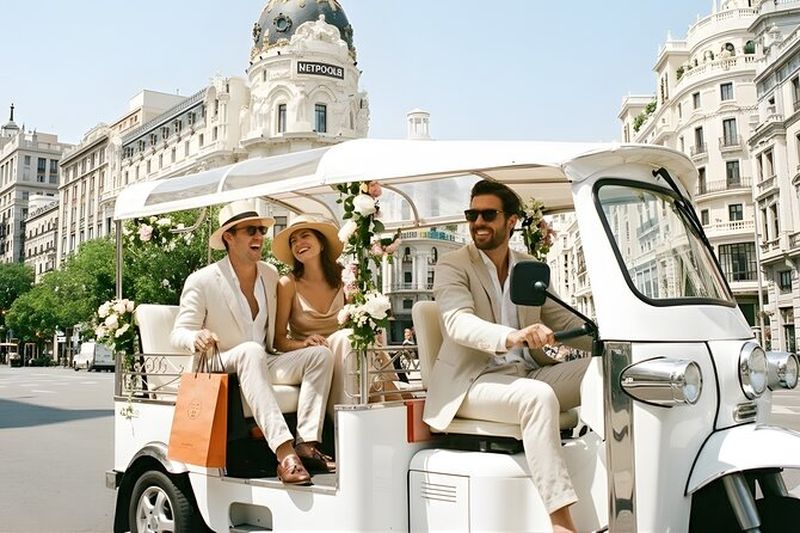 Billet Visite guidée en tuk tuk à Madrid