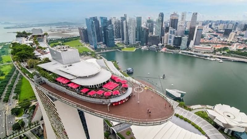 Billet Billets pour la terrasse panoramique du Marina Bay Sands SkyPark à Singapour