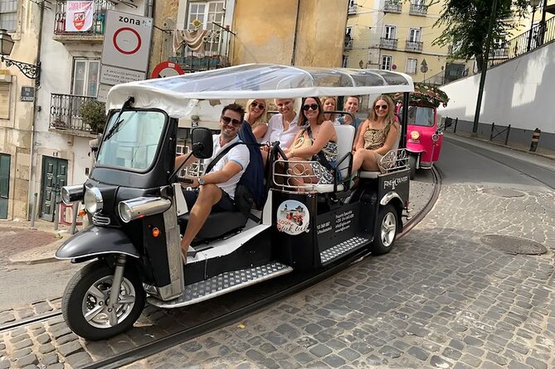 Billet Balade de 4 heures en tuk tuk à Lisbonne