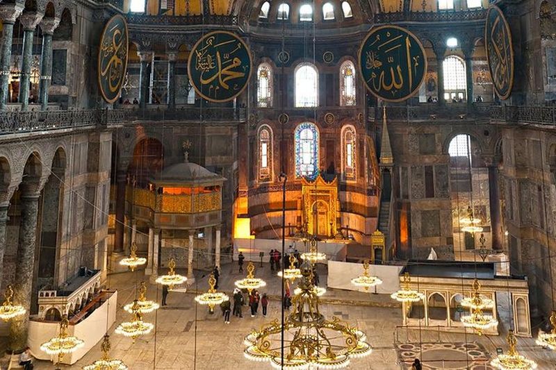 Billet Visite de la Mosquée Bleue, Sainte-Sophie et du Grand Bazar à Istanbul