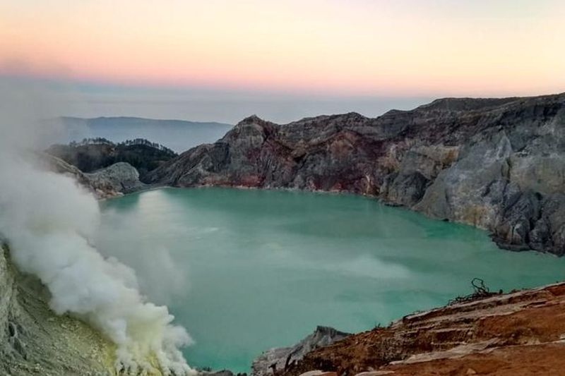 Billet Visite privée de randonnée au cratère Ijen (depuis Banyuwangi)