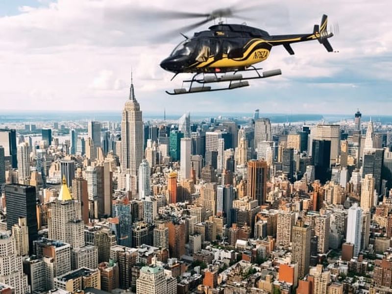Billet Vol en hélicoptère à New York : circuit étendu