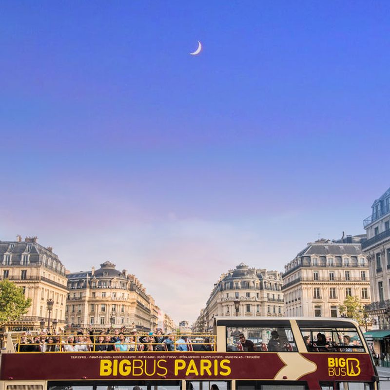 Billet Bus touristique nocturne Big Bus de Paris