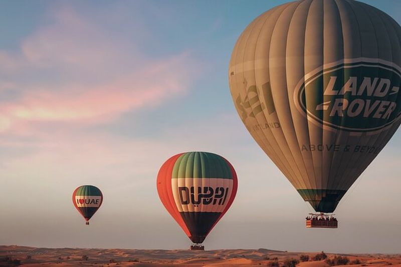 Billet Vol en montgolfière à l'aube à Dubaï avec petit-déjeuner