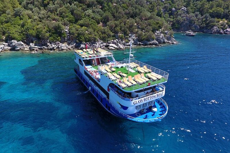 Billet Croisière en bateau à fond de verre à Marmaris