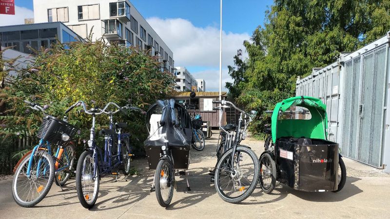 Billet Location de vélos chez L'Îlot Familles