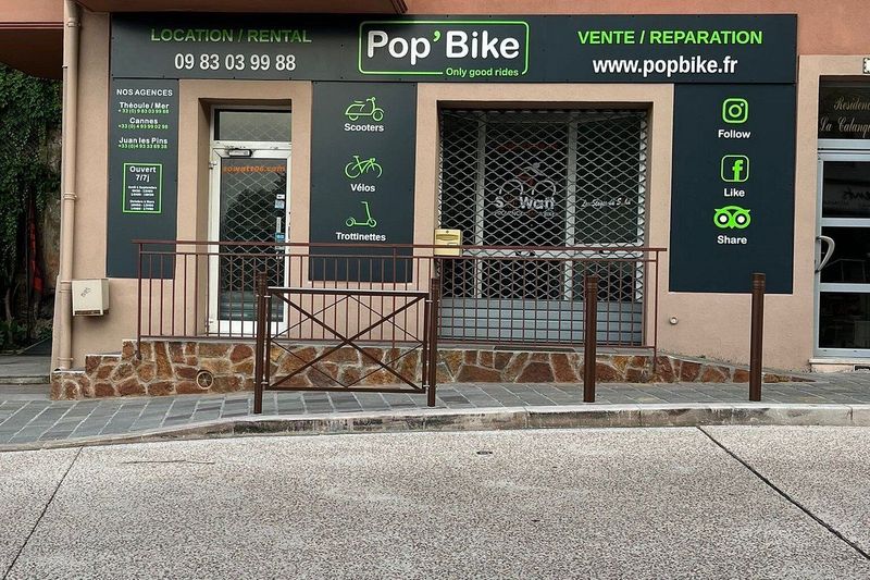 Billet Location de vélos chez Pop'Bike Théoule-sur-Mer