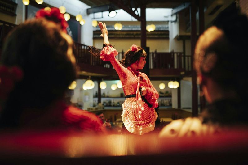 Billet Spectacle de flamenco avec dîner gastronomique espagnol et entrée au Poble Espanyol