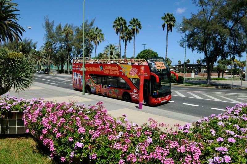 Billet Bus à arrêts multiples Las Palmas de Gran Canaria 24h/24