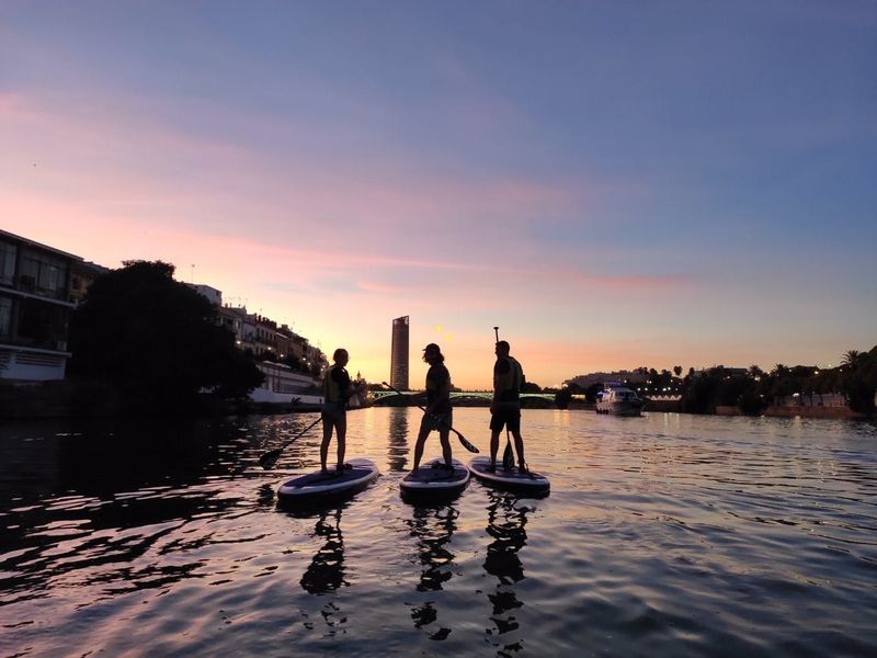 Billet Excursion de 90 minutes en SUP au coucher du soleil à Séville