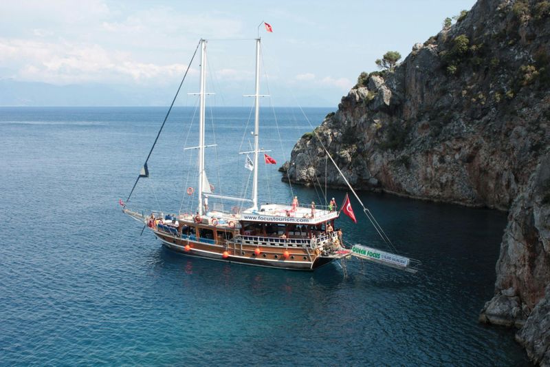 Billet Croisière en bateau à Fethiye avec repas le midi et transferts