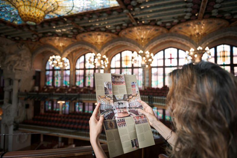 Billet Visite libre du Palau de la Música Catalana avec brochure