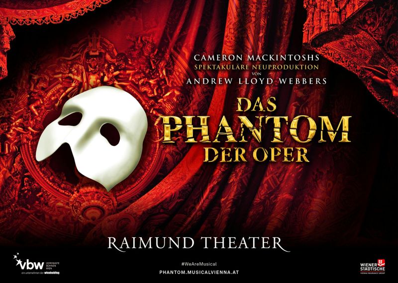 Billet Billets pour Le Fantôme de l'Opéra au Raimund Theater