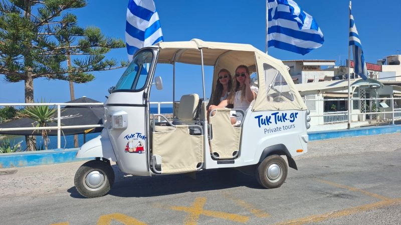 Billet Aventure privée en tuk-tuk de Malia à Hersonissos avec dégustations