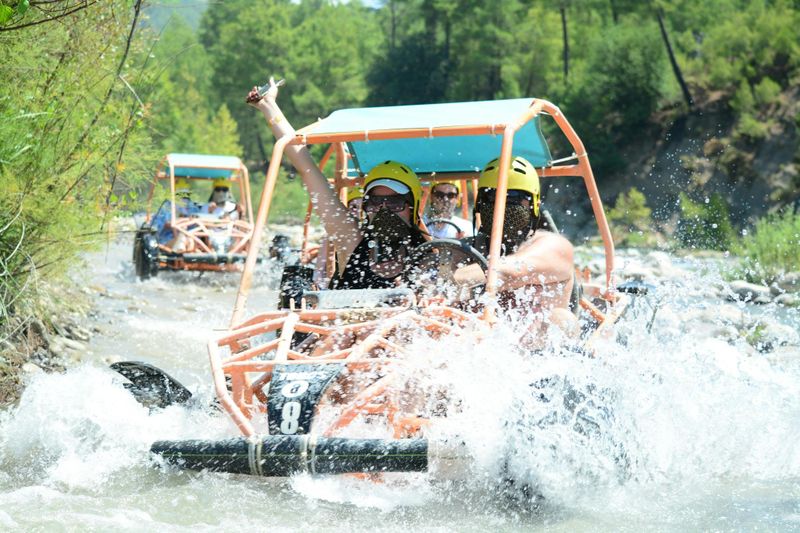 Billet Safari en buggy, rafting, safari tout-terrain et tyrolienne en Turquie