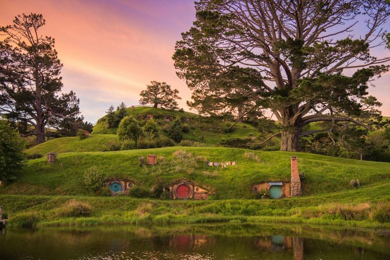 Billet Expérience de la Terre du Milieu - plateau de tournage Hobbiton et vallée géothermique de Te Puia