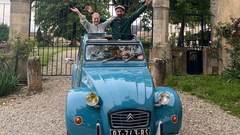 Billet Visite privée des vignobles de Graves et de Sauternes en Citroën 2CV