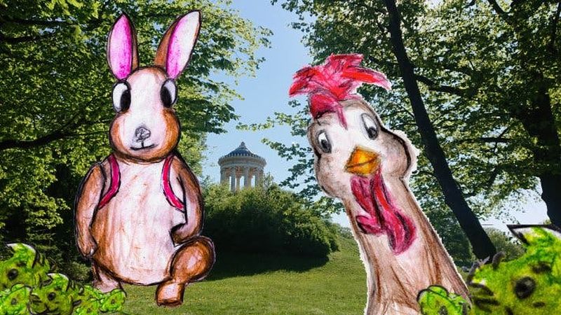 Billet Rallye urbain adapté aux enfants à Munich "Aventure dans le jardin anglais"