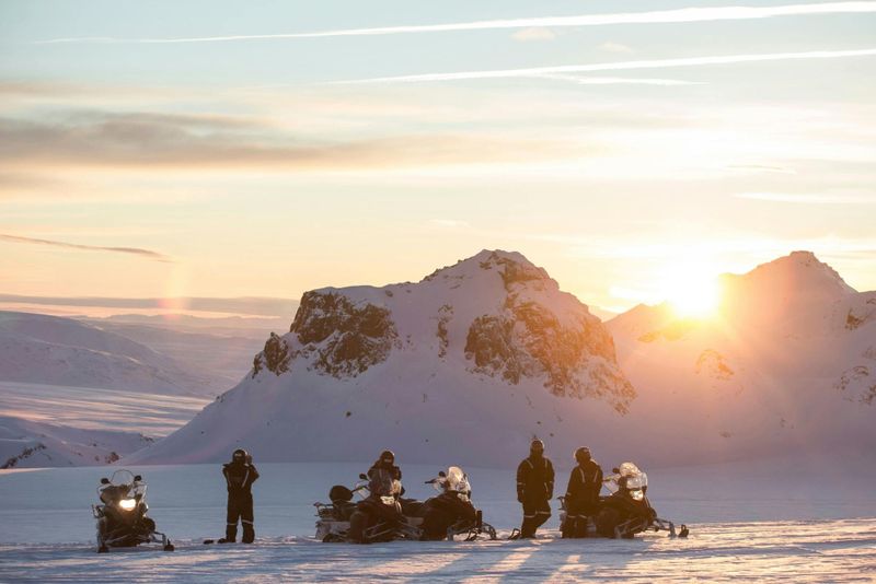 Billet Motoneige et lagune secrète
