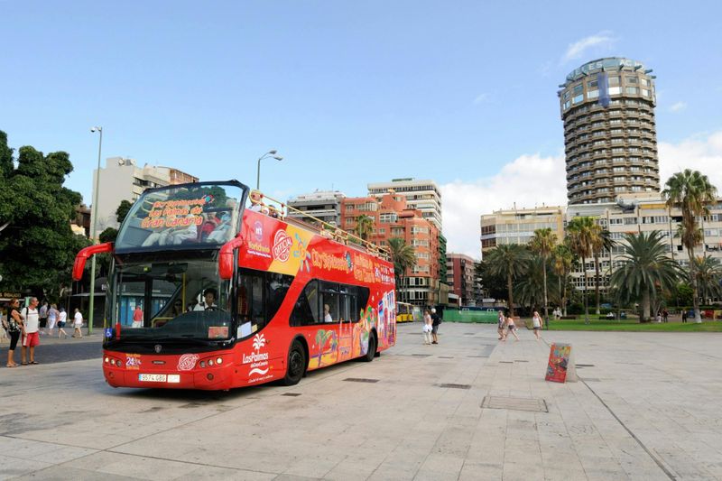 Billet Billet Iconique du bus touristique City Sightseeing de Las Palmas