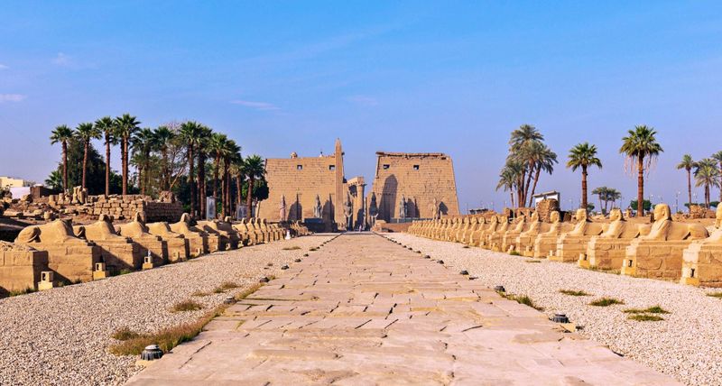 Billet Visite du temple de Karnak, de l'allée des Sphinx et du temple de Louxor au départ de Louxor