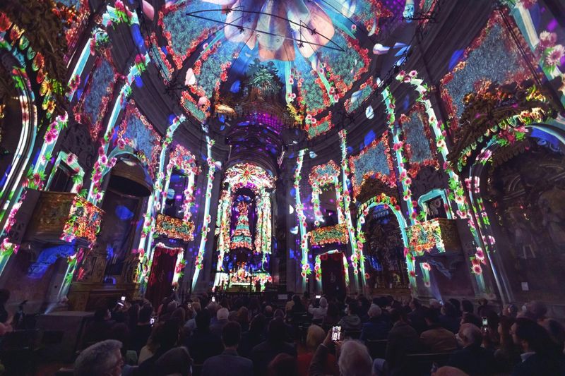 Billet Spectacle son et lumière Spiritus à l'église Clérigos de Porto