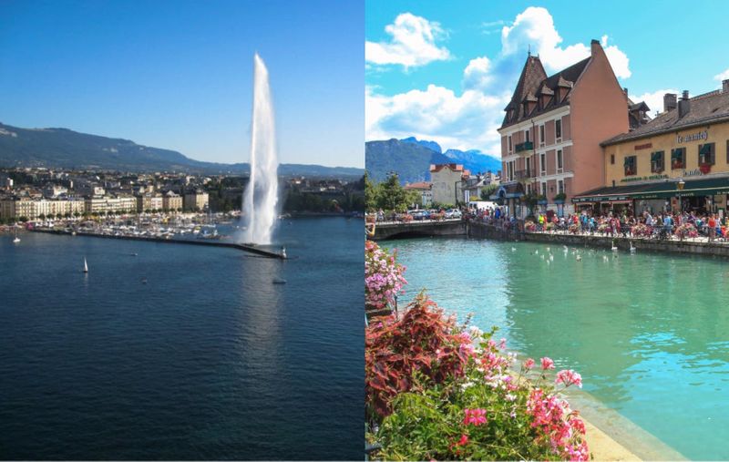 Billet Visite de la ville d'Annecy et de Genève avec croisière sur le lac Léman