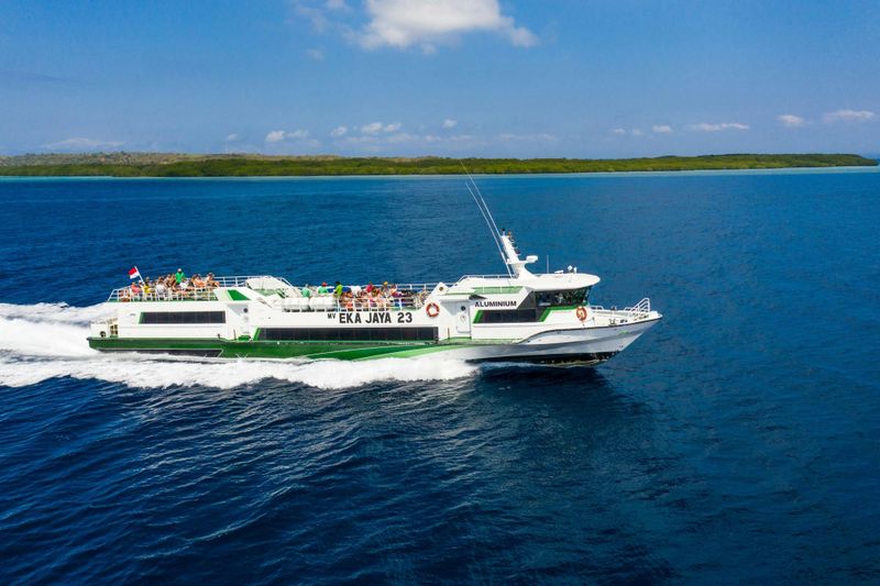 Billet Transfert en bateau de Padang Bai à Gili, Gili Air, Gili Meno ou Lombok avec transfert avec Ekajaya