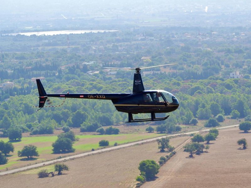 Billet Vol en hélicoptère de 8 minutes au-dessus de la ville de Palma de Majorque