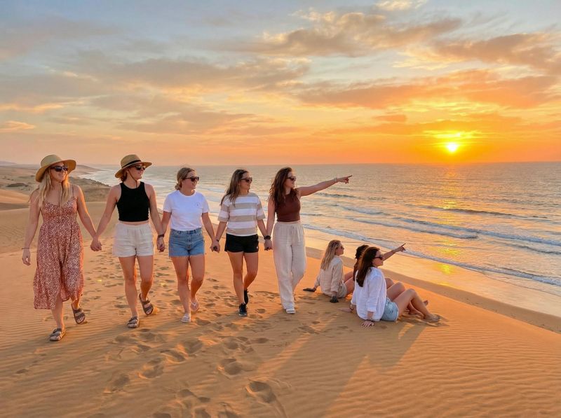 Billet Excursion au coucher du soleil dans les dunes de Timlaline avec visite du canyon et barbecue
