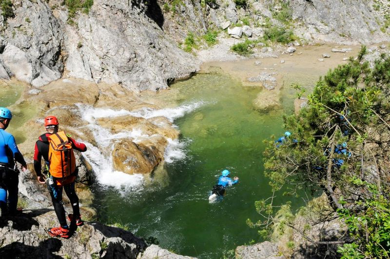 Billet Descente et saut en canyoning avancé dans le canyon d'Auerklamm