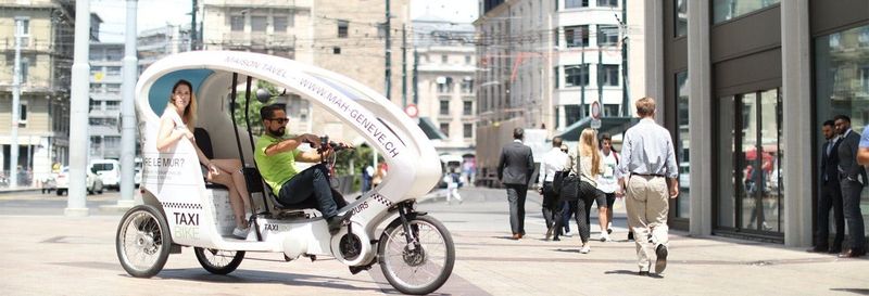 Billet Visite des points forts de Genève en taxi-vélo